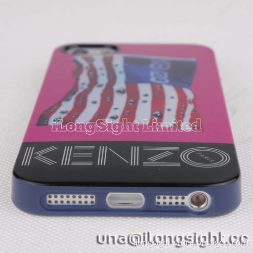 New Design Kenzo National Flag Style Hard TPU Case For iPhone 5/5S